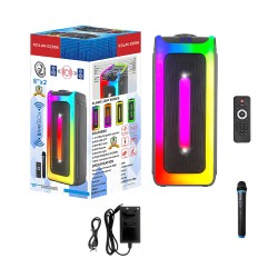 Ailiang Portable Wireless Karaoke Speaker KOLAV-D2806 with Mic Black Ailiang Portable Wireless Karaoke Speaker KOLAV-D2806 with Mic Black